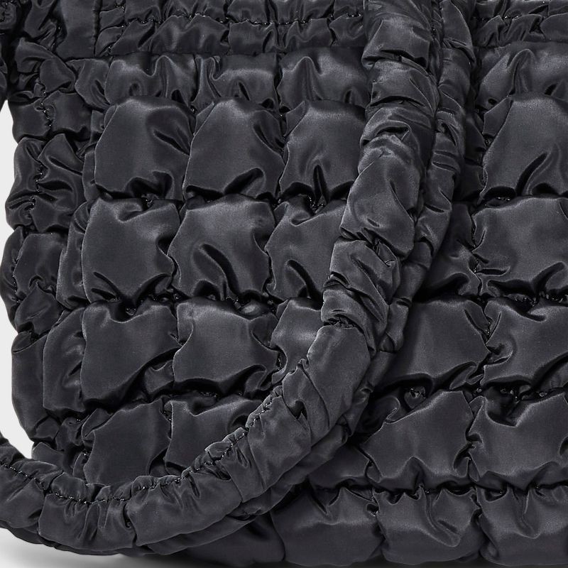 slide 5 of 5, Puffer Crossbody Handbag - Wild Fable™ Black: Softside Woven Design, Single Strap, Zip Closure, 1 ct