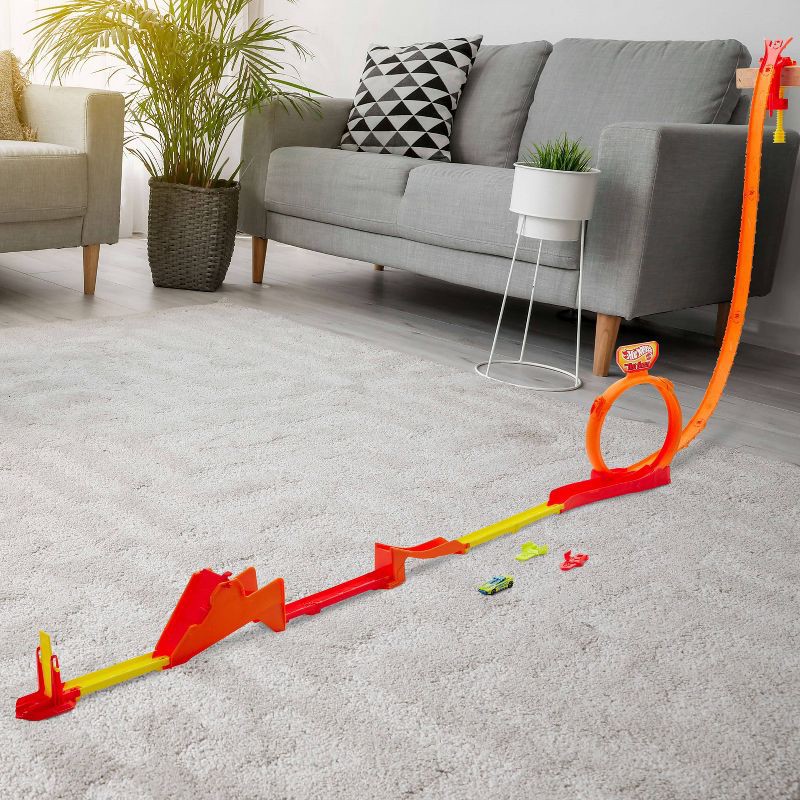 slide 2 of 13, Hot Wheels Action Hot Ones Gravity Drop Toy Vehicle Track - 20pk, 20 ct
