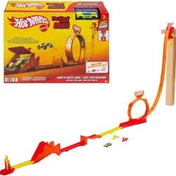 Hot Wheels Action Hot Ones Gravity Drop Toy Vehicle Track - 20pk