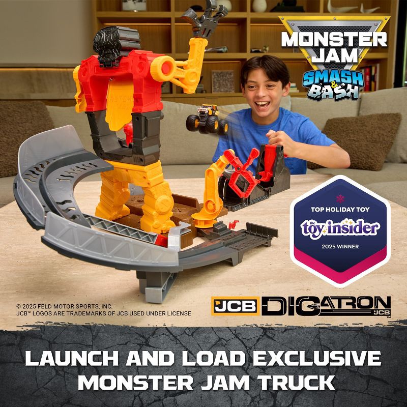 slide 3 of 8, Monster Jam Smash and Bash Toy Vehicle Playset, 1 ct