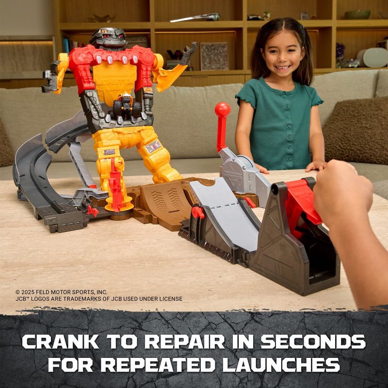 slide 5 of 8, Monster Jam Smash and Bash Toy Vehicle Playset, 1 ct