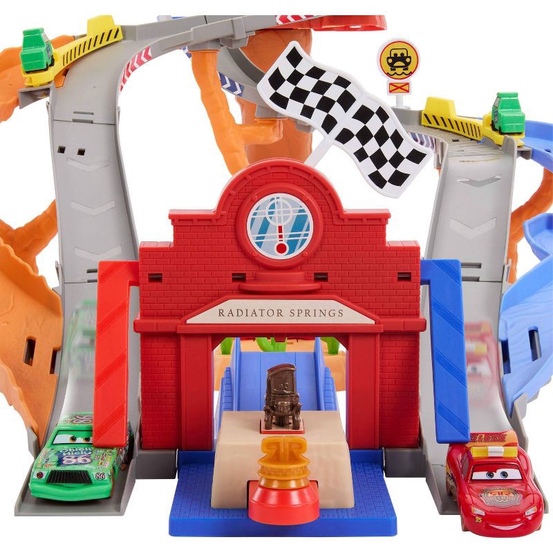 slide 4 of 7, Cars Race & Rescue Playset Toy Vehicle Sets, 1 ct