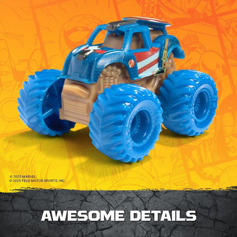 slide 4 of 9, Monster Jam Marvel Mini Toy Vehicle 5pk, 5 ct