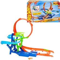 Hot Wheels Action Mid-Air Multi-Crash Toy Vehicle Playset - 37pk
