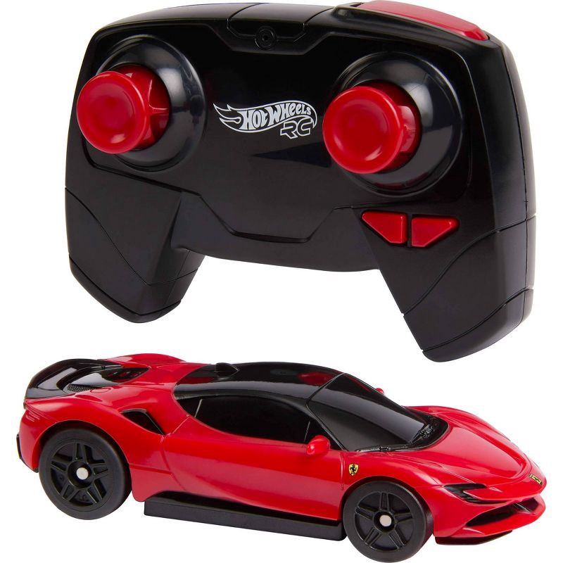 slide 7 of 12, Hot Wheels 1:64 Ferrari SF90 Stradale Assetto Fiorano Battery Powered Remote Control Car, 1 ct