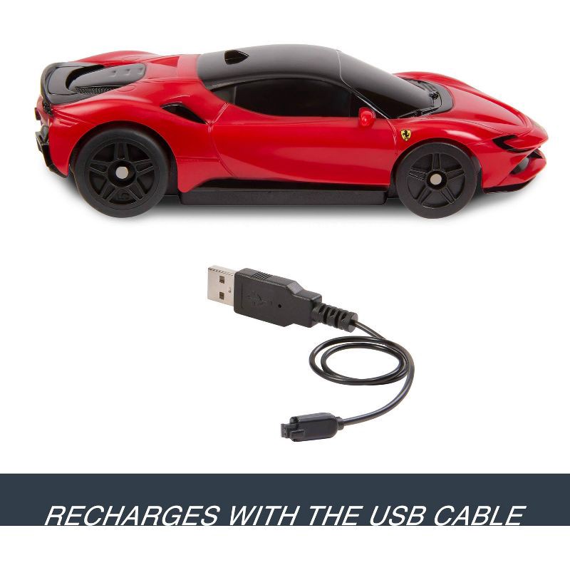 slide 10 of 12, Hot Wheels 1:64 Ferrari SF90 Stradale Assetto Fiorano Battery Powered Remote Control Car, 1 ct