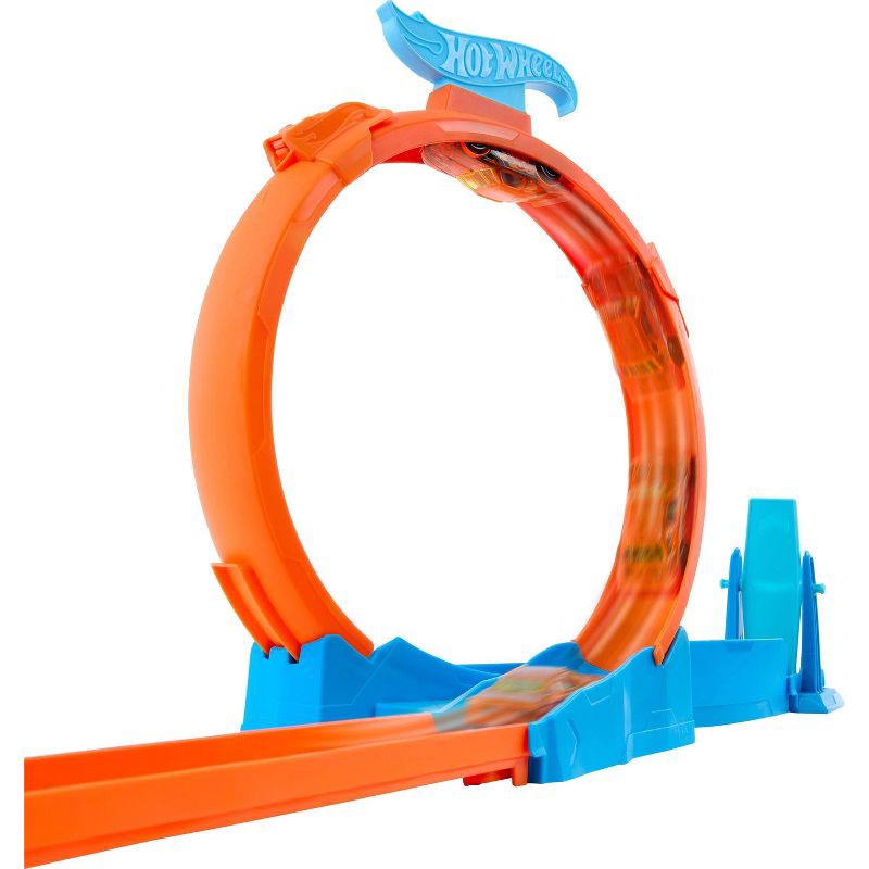 slide 4 of 6, Hot Wheels Toy Vehicle Track Creator Triple Loop Kit - 24pk, 24 ct