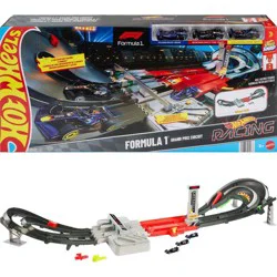 Hot Wheels Race Formula 1 Grand Prix Circuit Track 3pk 1:64 Scale Die-Cast Toy Cars