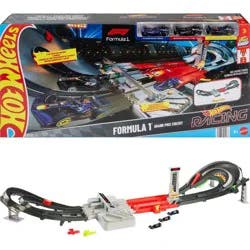 Hot Wheels Race Formula 1 Grand Prix Circuit Track 3pk 1:64 Scale Die-Cast Toy Cars