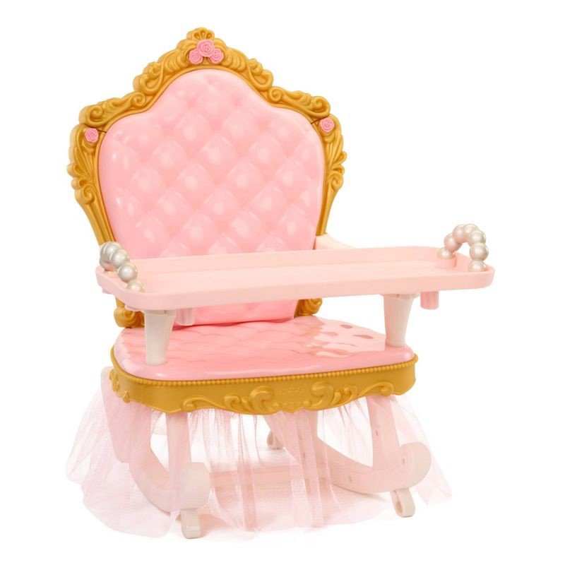 slide 1 of 7, BABY Born Princess 2-in-1 Rocking Chair with Feeding Tray,14-17" Baby Doll Accessory: Fits 17" Dolls, Fine Motor Skills, 1 ct