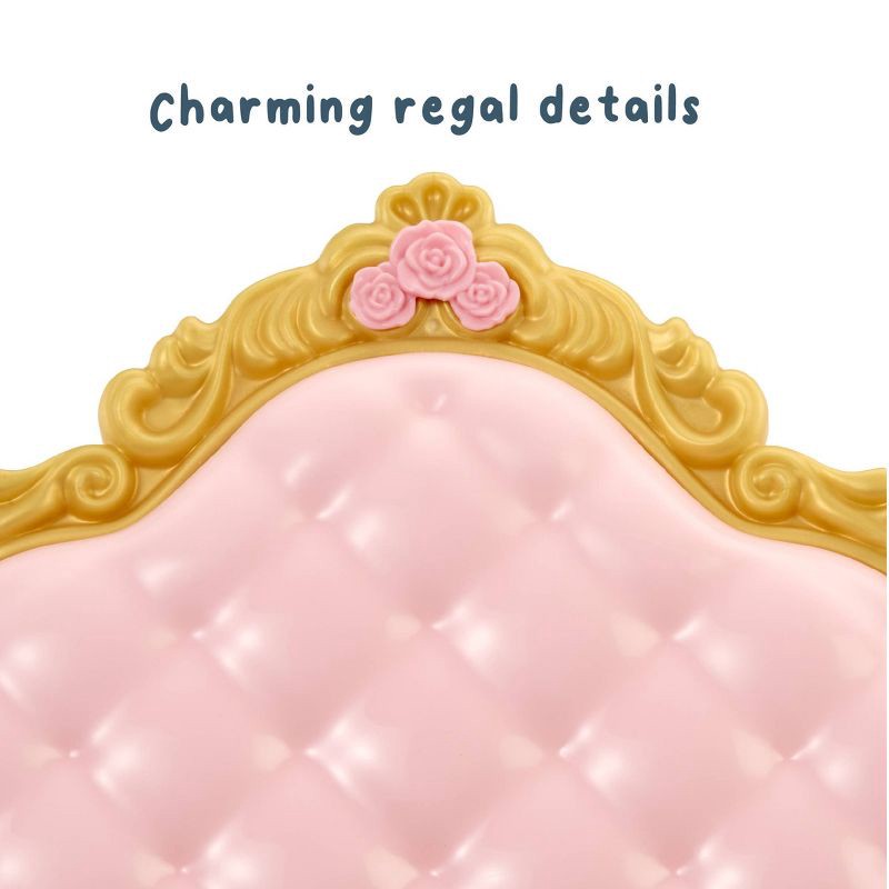 slide 6 of 7, BABY Born Princess 2-in-1 Rocking Chair with Feeding Tray,14-17" Baby Doll Accessory: Fits 17" Dolls, Fine Motor Skills, 1 ct