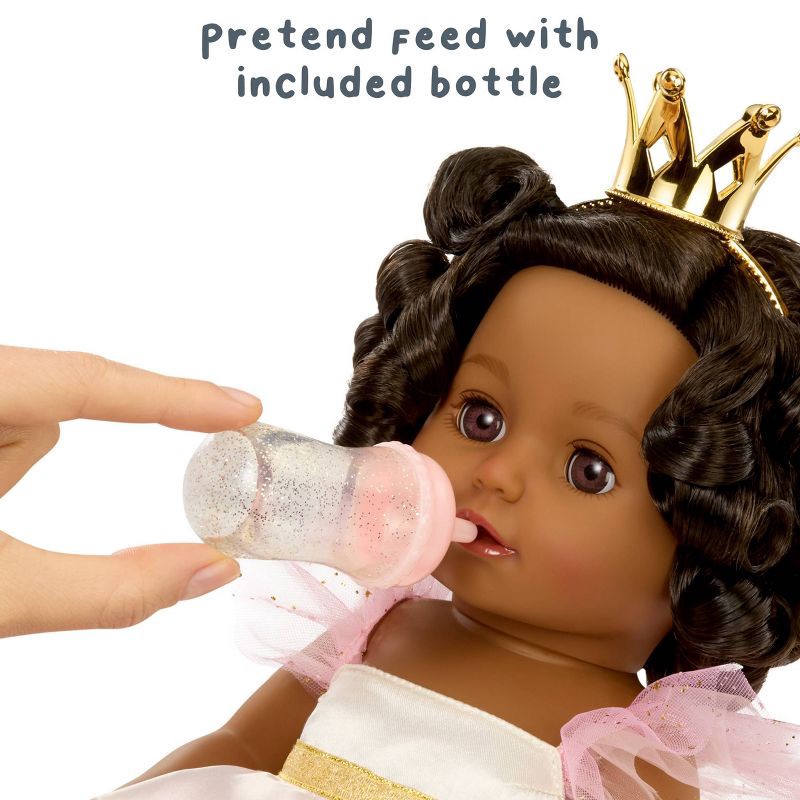 slide 3 of 7, BABY Born Princess Baby Doll Harper - Black Hair, Dark Brown Eyes: Includes Accessories, Promotes Fine Motor Skills, 1 ct