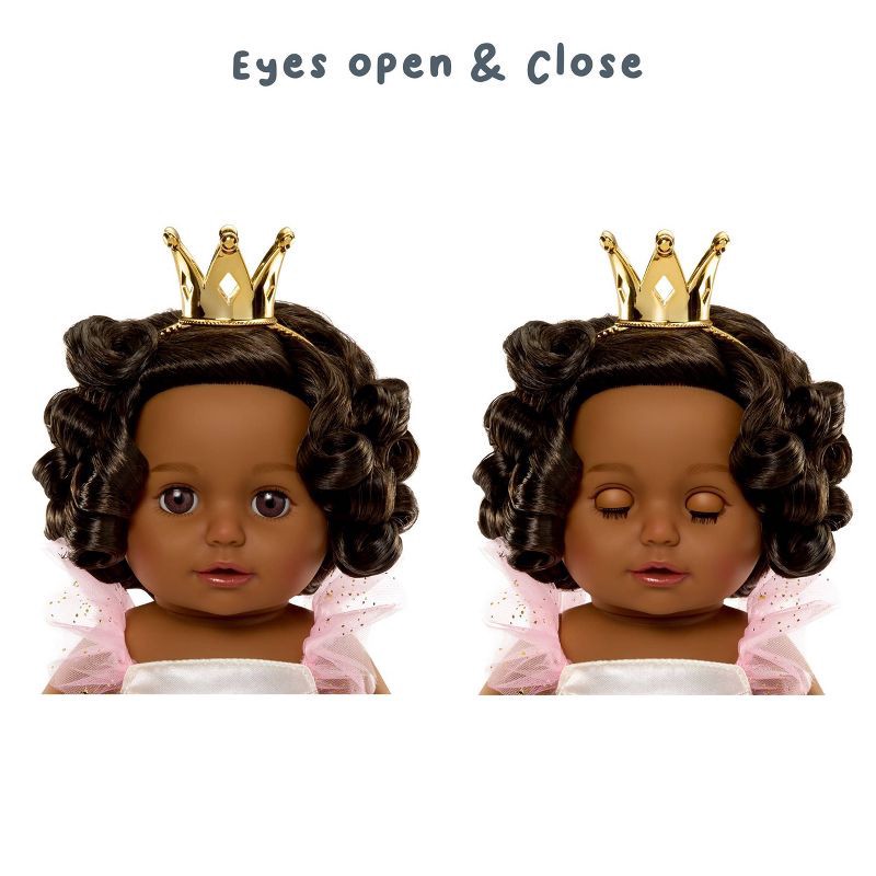 slide 6 of 7, BABY Born Princess Baby Doll Harper - Black Hair, Dark Brown Eyes: Includes Accessories, Promotes Fine Motor Skills, 1 ct
