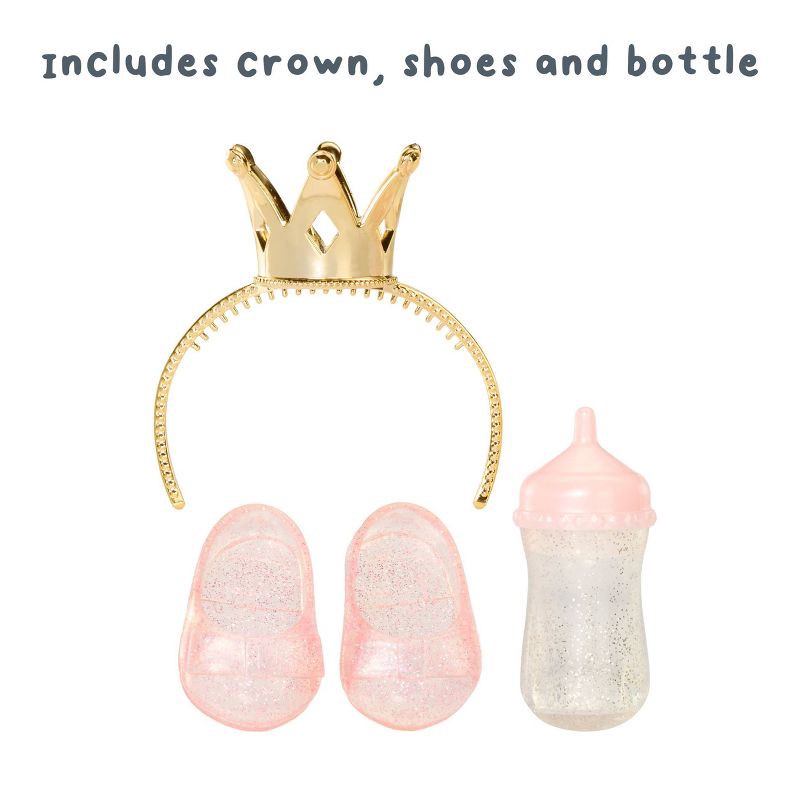 slide 7 of 7, BABY Born Princess Baby Doll Harper - Black Hair, Dark Brown Eyes: Includes Accessories, Promotes Fine Motor Skills, 1 ct