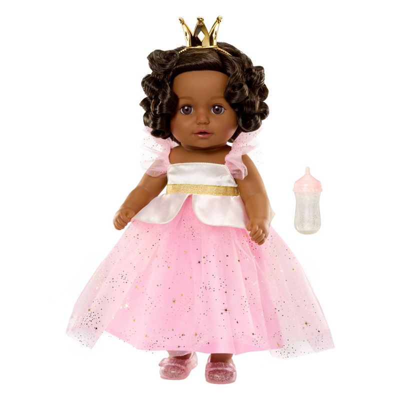 slide 1 of 7, BABY Born Princess Baby Doll Harper - Black Hair, Dark Brown Eyes: Includes Accessories, Promotes Fine Motor Skills, 1 ct