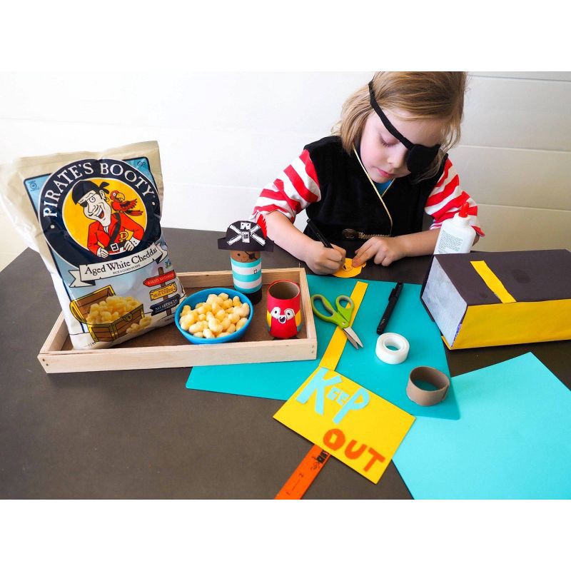 slide 4 of 5, Pirate's Booty Aged White Cheddar Cheese Puffs Snack Multipack - 5oz/10pk, 5 oz, 10 ct