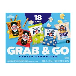 SkinnyPop Grab & Go Family Favorites Multipack Snacks - 12.5oz/18ct