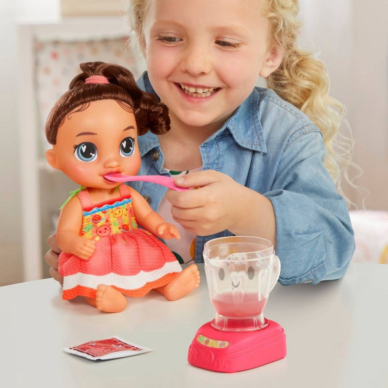 slide 5 of 9, Baby Alive Sweet Smoothies Gigi Giggles Baby Doll, 1 ct