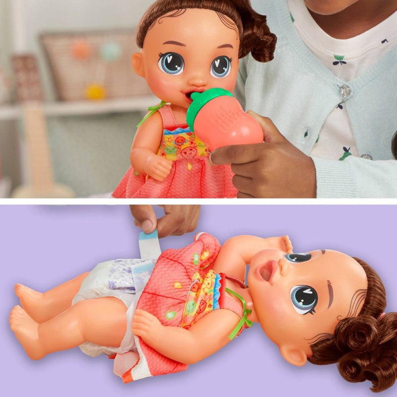 slide 6 of 9, Baby Alive Sweet Smoothies Gigi Giggles Baby Doll, 1 ct