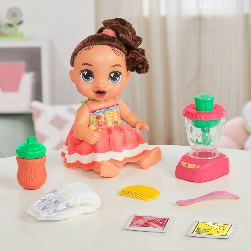 slide 9 of 9, Baby Alive Sweet Smoothies Gigi Giggles Baby Doll, 1 ct