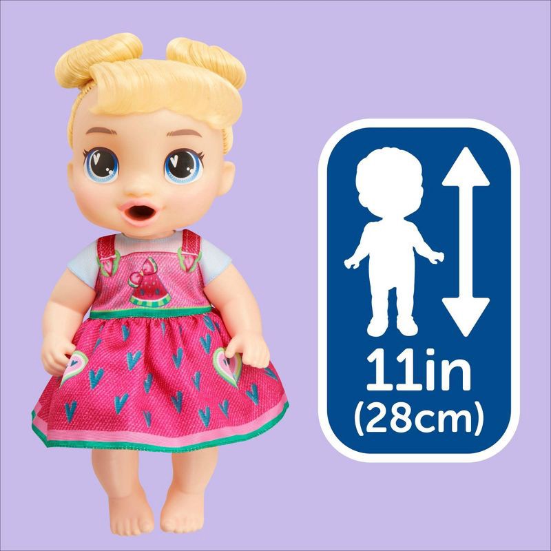 slide 7 of 8, Baby Alive Sweet Smoothies Harper Hugs Baby Doll, 1 ct