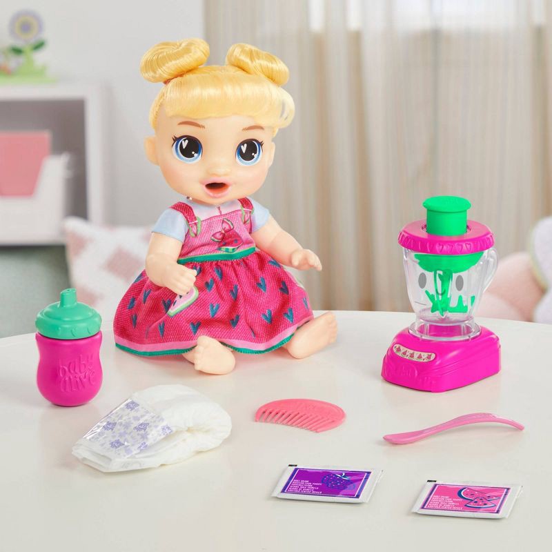 slide 8 of 8, Baby Alive Sweet Smoothies Harper Hugs Baby Doll, 1 ct