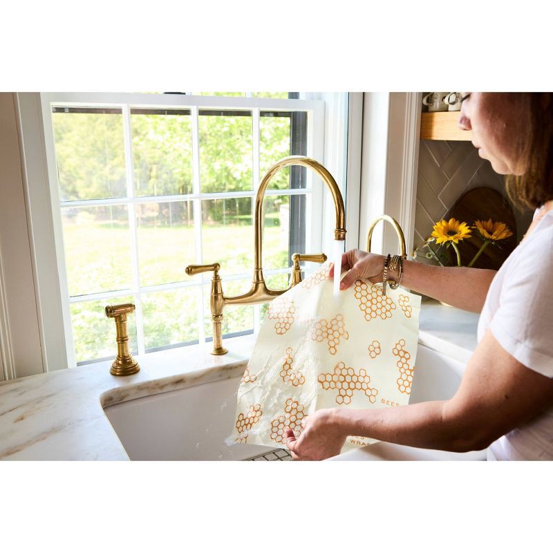 slide 6 of 12, Bee's Wrap Reusable Beeswax Compostable Sandwich Wrap, 1 ct