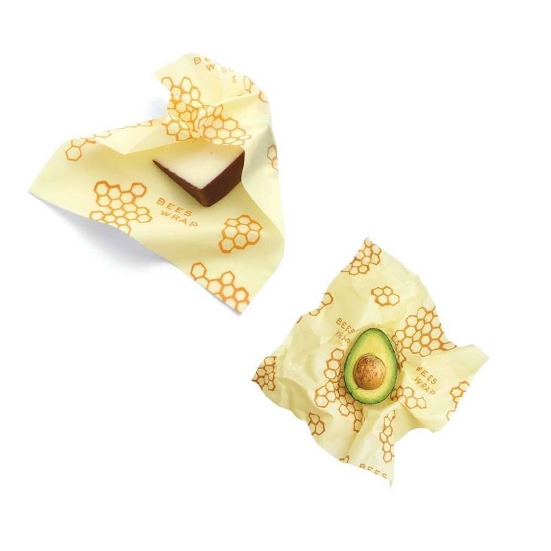 slide 2 of 11, Bee's Wrap Reusable Beeswax Compostable Food Wraps - 2ct, 2 ct