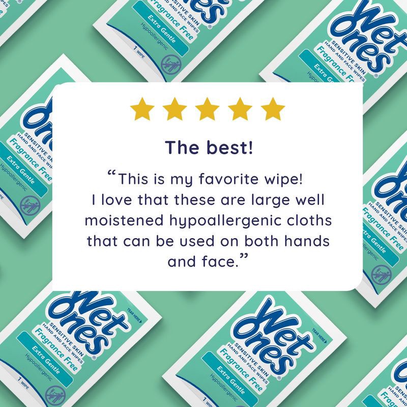 slide 7 of 8, Wet Ones Sensitive Hand Wipes - Unscented - 24ct, 24 ct