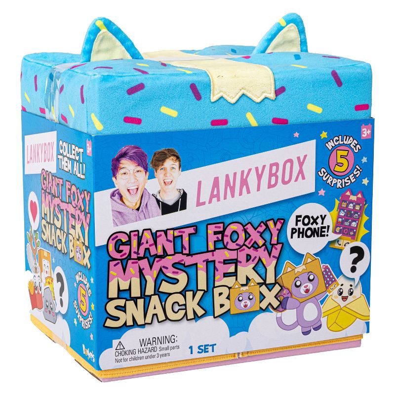 slide 4 of 5, LankyBox Giant Foxy Surprise Snack Box, 1 ct