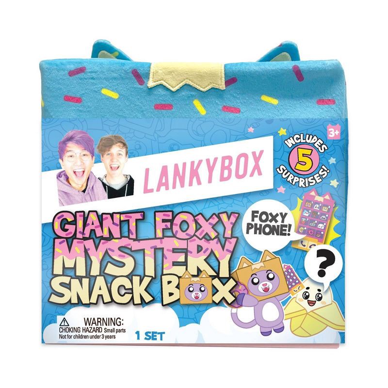 slide 5 of 5, LankyBox Giant Foxy Surprise Snack Box, 1 ct