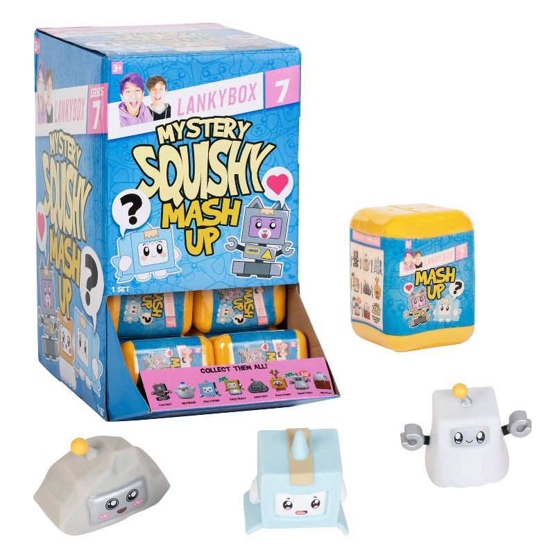 slide 7 of 7, LankyBox Mystery Squishy Mini Figure, 1 ct
