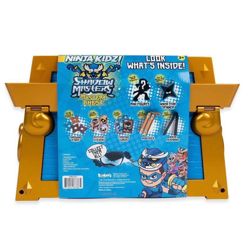 slide 4 of 5, Ninja Kidz Mystery Warrior Pack Mini Figure, 1 ct