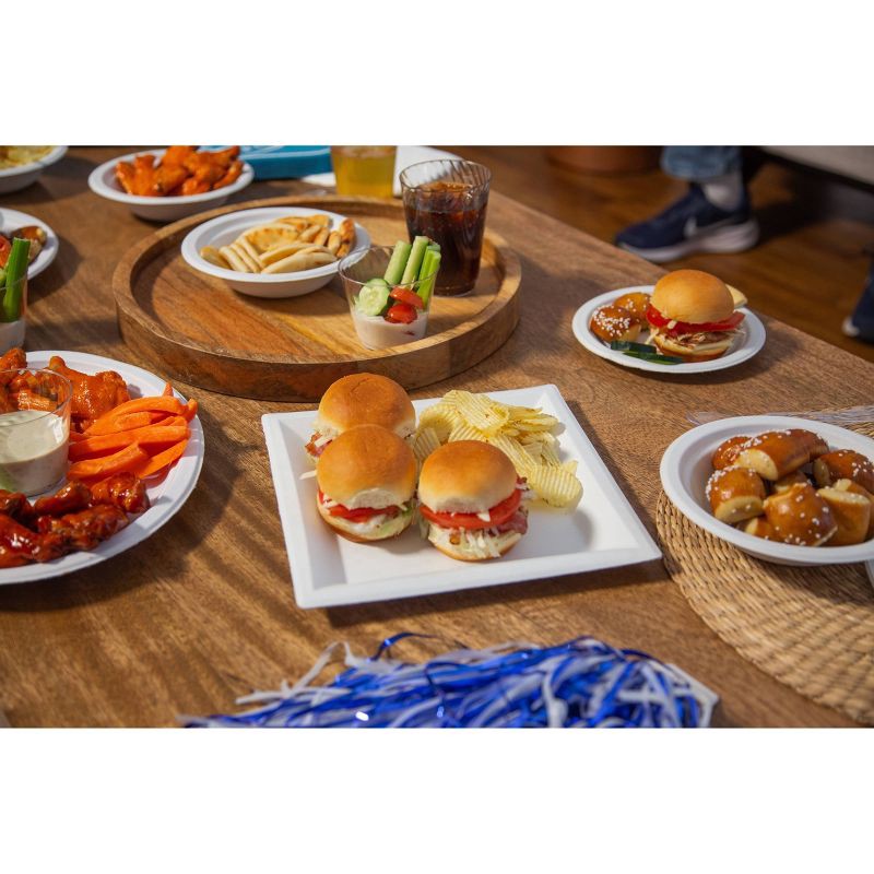 slide 4 of 4, Chinet Classic Square Dinner Plate 9 1/2" - 18ct, 18 ct