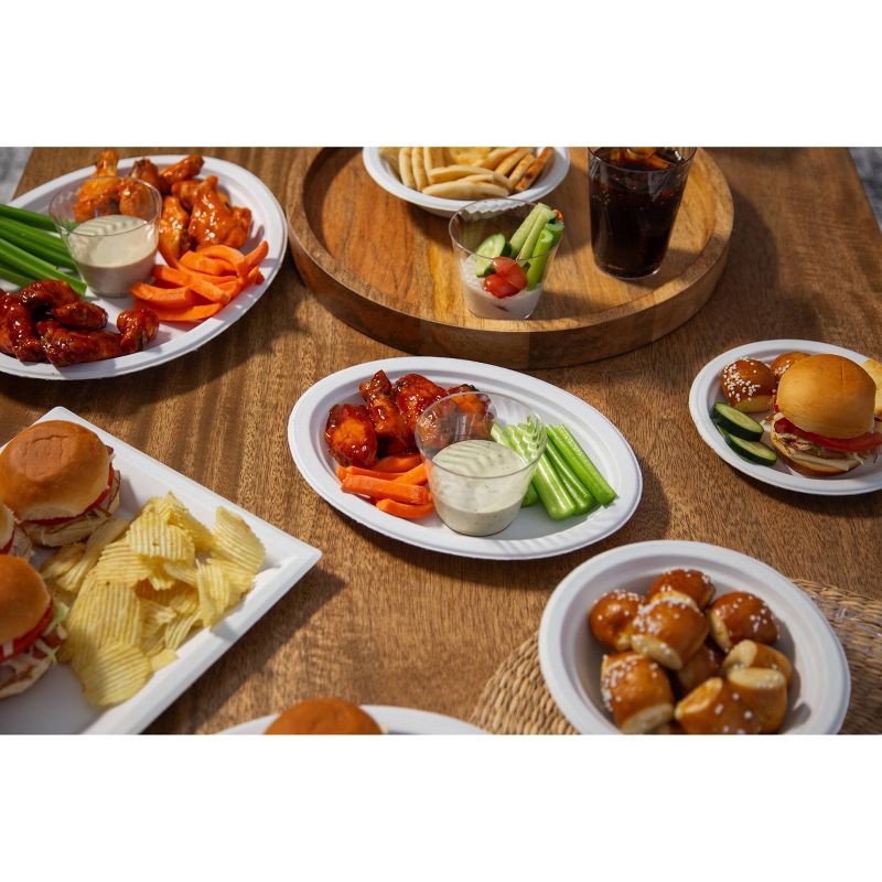 slide 4 of 4, Chinet Classic Platter 7 1/2" X 10" - 22ct, 22 ct