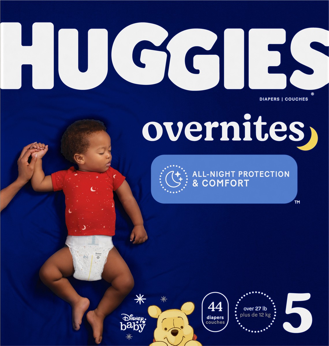 Huggies Overnites Nighttime Baby Diapers - Size 7