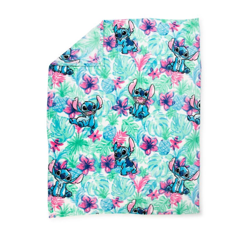 slide 4 of 4, Lilo & Stitch Tropical Bungalow Kids' Throw Blanket, 1 ct