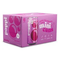 poppi Doc Pop Prebiotic Soda - 6PK/7.5 oz Mini Cans