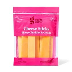 Sharp Cheddar and Gouda Cheese Sticks - 7.5oz/10ct - Good & Gather™