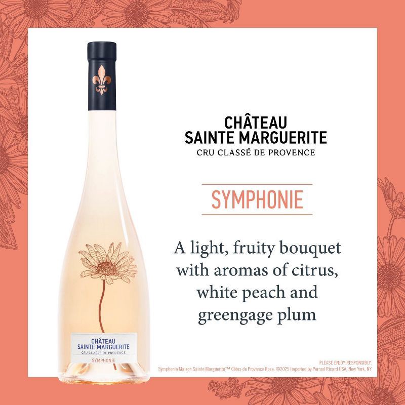 slide 2 of 11, Sainte Marguerite Chateau Saint Marguerite Symphonie Rosè - 750ml Bottle, 750 ml