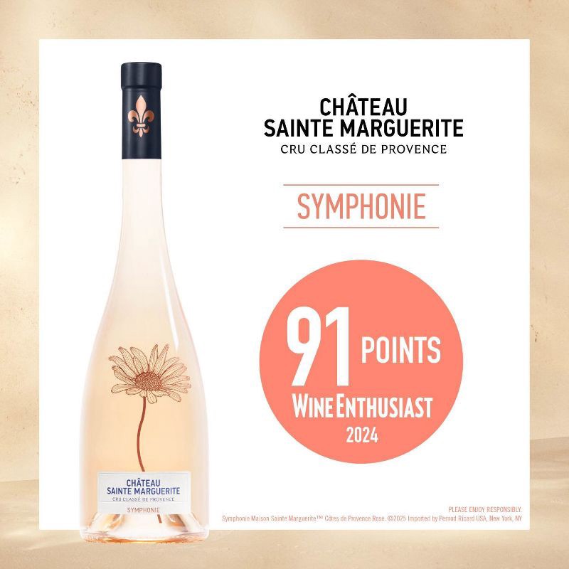 slide 6 of 11, Sainte Marguerite Chateau Saint Marguerite Symphonie Rosè - 750ml Bottle, 750 ml