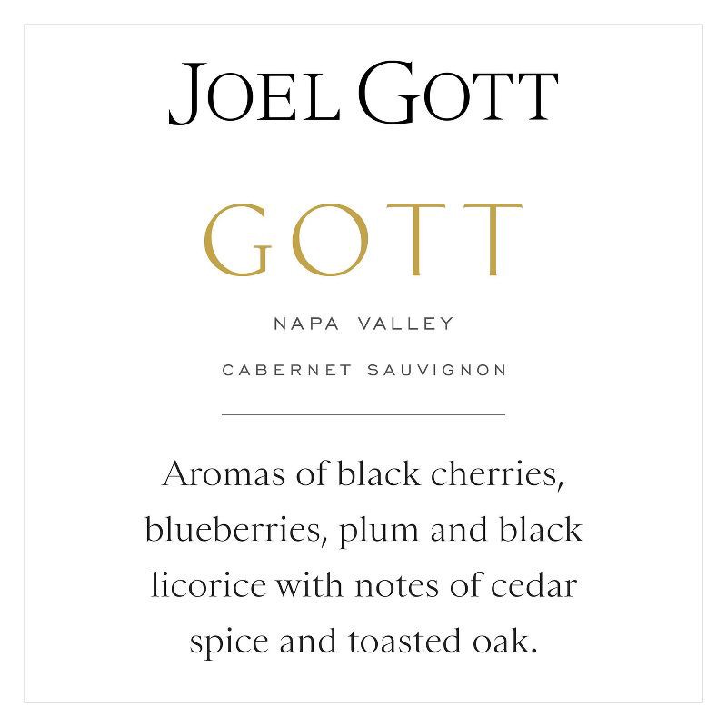 slide 4 of 7, Joel Gott Sonoma Cabernet Sauvignon - 750ml Bottle, 750 ml