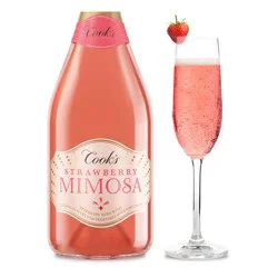 Cook's California Champagne Strawberry Mimosa Sparkling Wine - 750ml Bottle