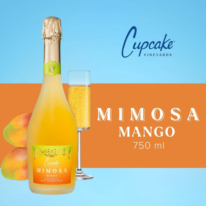 slide 3 of 6, Cupcake Vineyards Mango Mimosa - 750ml Bottle, 750 ml