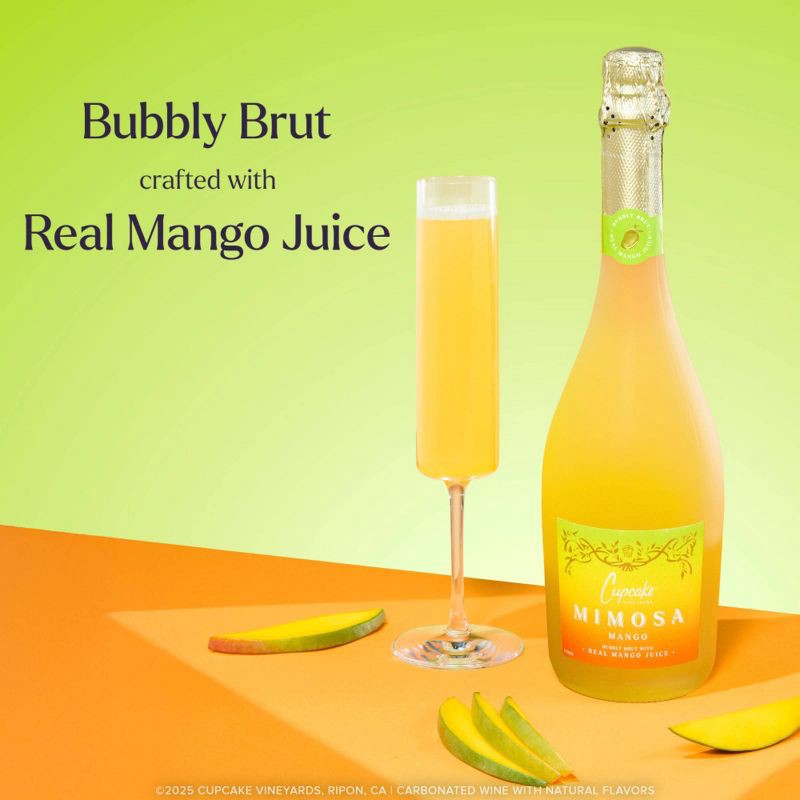 slide 6 of 6, Cupcake Vineyards Mango Mimosa - 750ml Bottle, 750 ml