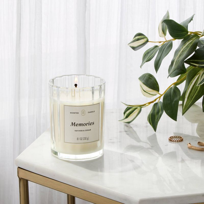 slide 2 of 4, Glass Jar Candle Memories - Threshold™, 1 ct