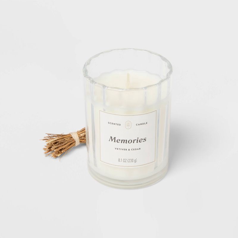 slide 3 of 4, Glass Jar Candle Memories - Threshold™, 1 ct