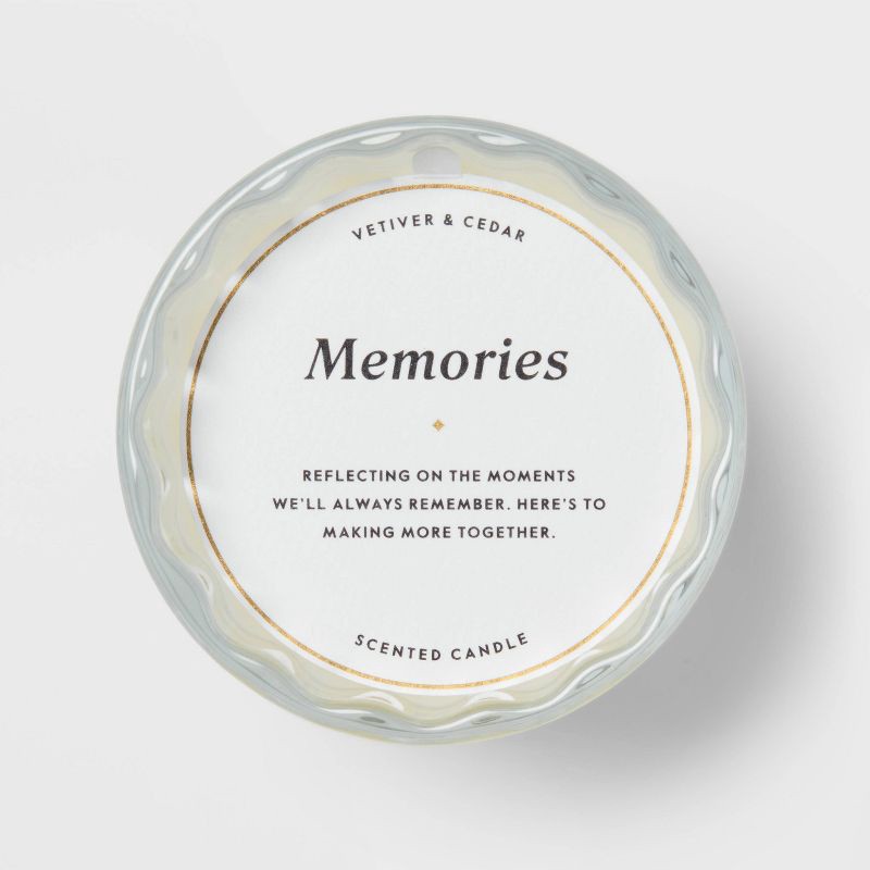 slide 4 of 4, Glass Jar Candle Memories - Threshold™, 1 ct