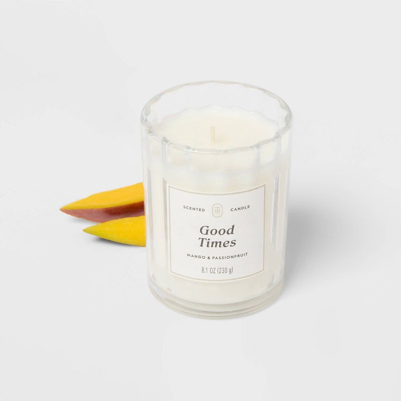 slide 3 of 4, Glass Jar Candle Good Times - Threshold™, 1 ct