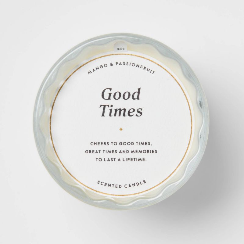 slide 4 of 4, Glass Jar Candle Good Times - Threshold™, 1 ct